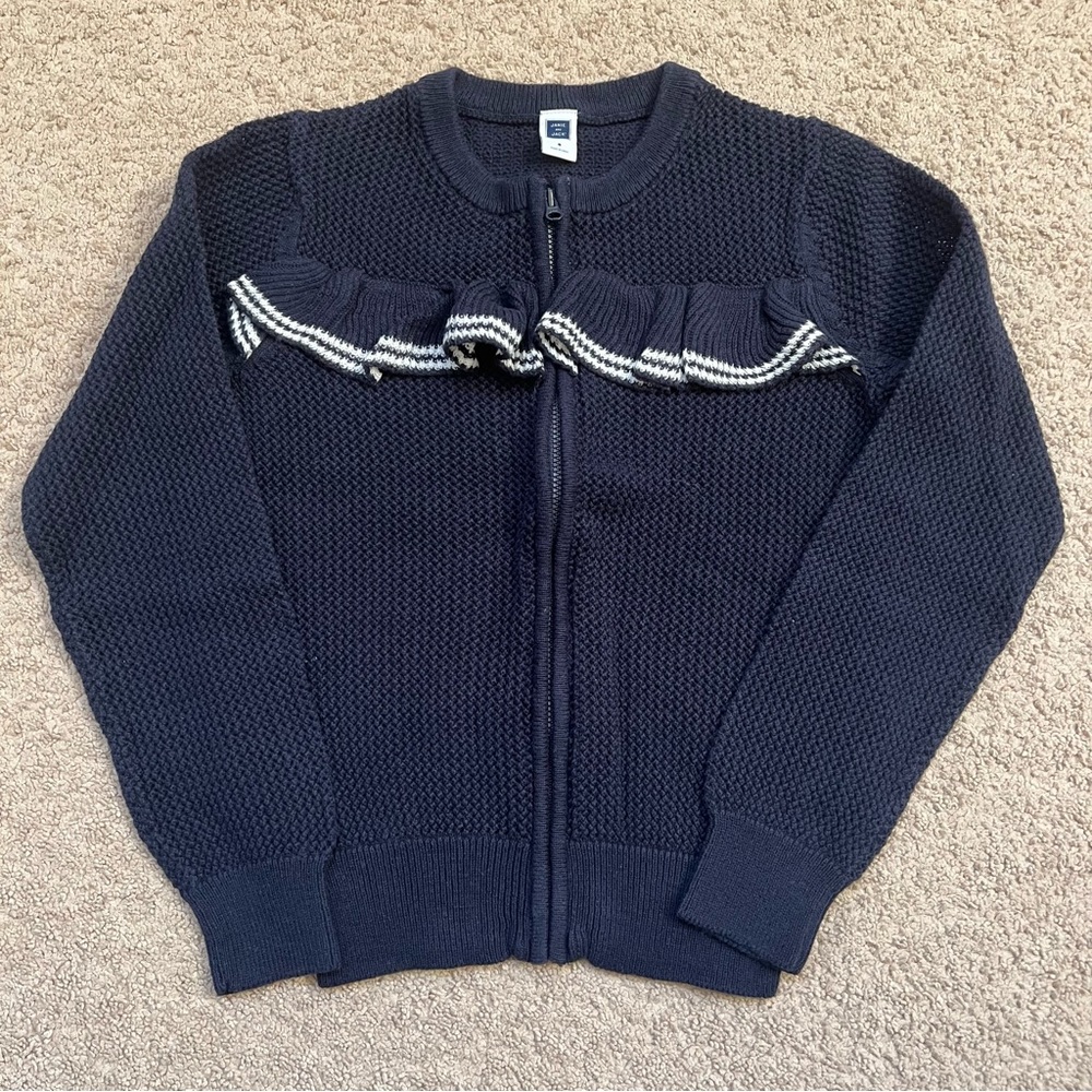 janie and jack zip up sweater